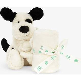 Jellycat Bashful Black & Cream Hvalp Nusseklud