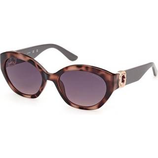 Guess Kvinde GU00104 55B Solbriller Injiceret Havana Grå Rund Normal Skygge