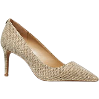 MK Alina Flex Glitter Chain-Mesh Pump - Gold - Michael Kors - EU 37