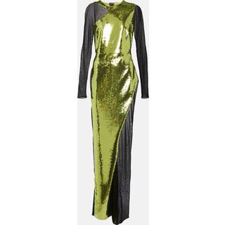 Tom Ford Liquid sequin and tulle gown - green - S