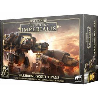 Warhound Scout Titans with Turbo Laser Destructors and Vulcan Mega-Bolters - Legions Imperialis - Games Workshop