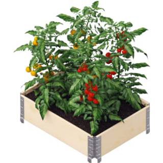 Upyard GardenBox Eco højbedsramme, natur, 80 x 60 cm