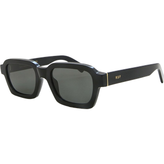 Retrosuperfuture Unisex NJS Caro Black Solbriller Acetat Sort Sort Firkantet Normal
