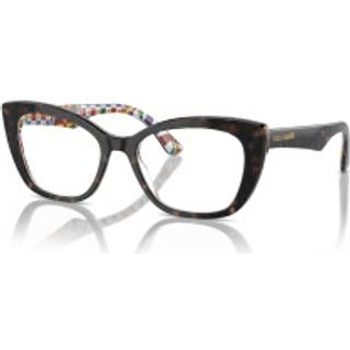 Dolce & Gabbana DG3360 3217 54 Briller Kvinder Tortoiseshell - Dark Tortoise On Carretto Print - 54mm