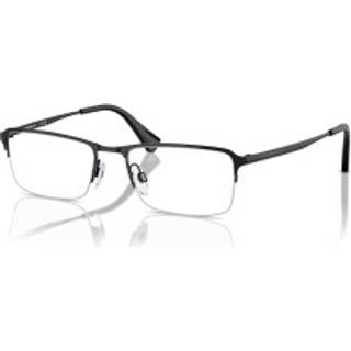 Emporio Armani Mand EA1044TD 3001 Optiske stel Titanium Sort Transparent Firkantet Normal