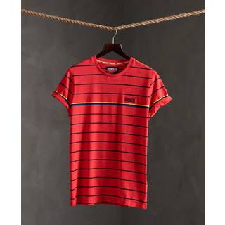 Superdry Breton T-shirt med striber, fremstillet i økologisk bomuld