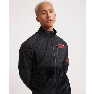 Superdry Blizzard Midlayer jakke i fleece med lynlås