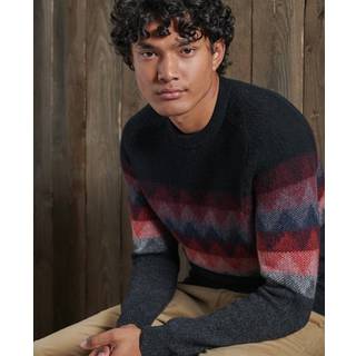 Superdry Harlo Zig Zag trøje med rund hals