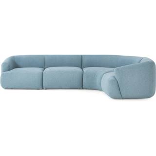 Modulær Bouclé-hjørnesofa Sofia (4-personers)