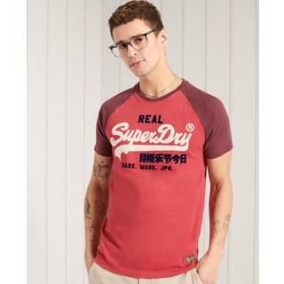 Superdry Tofarvet Vintage Logo T-shirt med raglanærmer