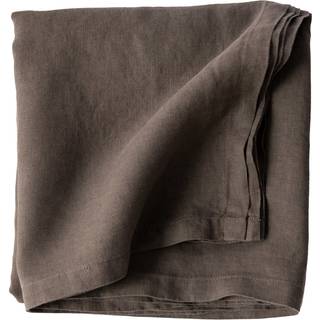 Dug i hør 145 x 145 cm, taupe