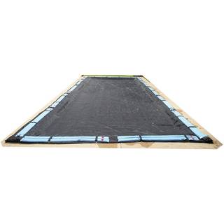 Blue Wave BWC660 16-ft x 36-ft rektangulær robust net i jordpool vintercover sort