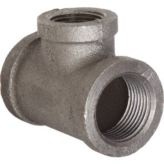 Tee sort 1-1/4x1-1/4x1 (pakke 1)