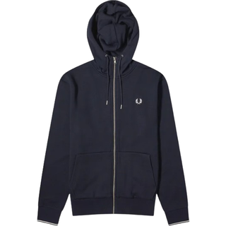 Fred Perry Full Zip Hoodie Navy