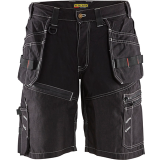 Blåkläder 1502 Håndværker Shorts X1500 / Håndværker Arbejdsshorts X1500 - C54 - Sort