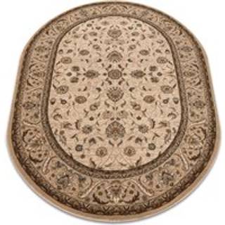 Tæppe OMEGA oval ARIES blomster perle 200x300 cm