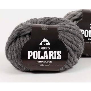 DROPS Polaris Uni Colour 13 Marshmallow Indhold: 100% Uld Garngruppe: F (5 - 8 masker) / 14 ply / super bulky / jumbo Vægt/længde: 100 g = ca. 36 meter Anbefalede pinde: 12 mm Strikkefasthed: 10 x 10 cm = 8 m x 10 p Håndvask, max 30°C / Tørres fladt / Kan filtes.