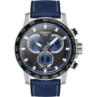 Tissot T125.617.17.051.03 Supersport Sort/Gummi Ø45.5 mm