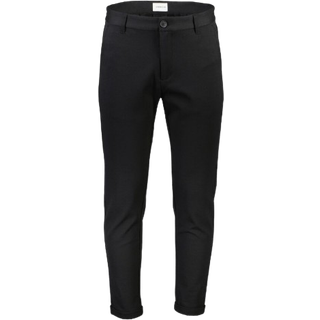 Superflex Knitted Cropped Bukser, Black, XL