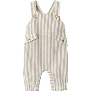 Lil Atelier Turtledove Stribet Loose Overall