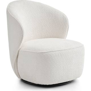 Theo loungestol, Ivory hvid med drejefunktion