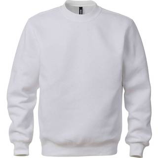 Fristads 100225 Acode Klassisk sweatshirt / Arbejdstrøje Hvid S