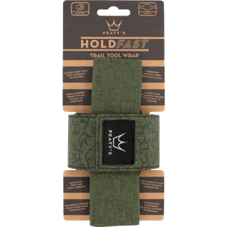 Peatys Holdfast Trail Tool Wrap Moss Green