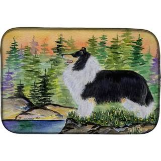 """" Caroline's Treasures Collie Dish Drying Mat 14 """" """" X 21 """" """" Multicolor """"