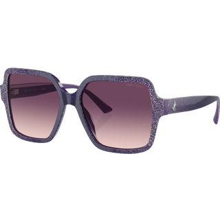 Jimmy Choo Kvinde JC5005 50447W Solbriller Acetat Violet Rosa Firkantet Normal Skygge
