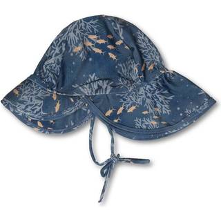 Mini A Ture Gustas Mønstret Solhat Deep Waters 18-24 Months  Blå  18-24 måneder  mand