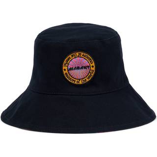 Isabel Marant Loiena cotton reversible bucket hat - blue - M/L
