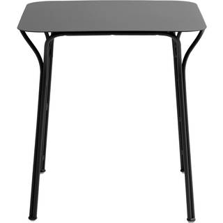 Kartell Hiray Udendørsbord Kvadrat H72 Sort