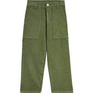 Stella McCartney Kids Cotton-blend pants - green - Y 8