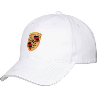 Porsche crest logo hvid baseball cap
