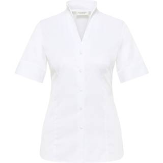 Satin Shirt Blouse in white plain