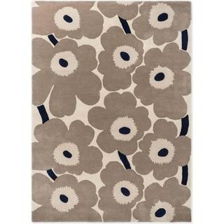 Marimekko Unikko uldtæppe Greige, 200x280 cm