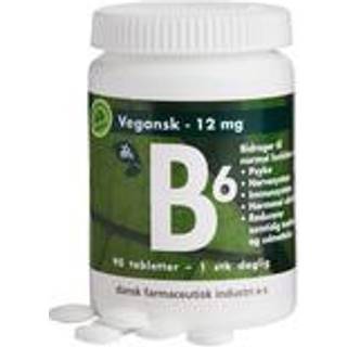 Grønne Vitaminer B6 12 mg Vegansk (90 stk)