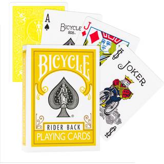 Bicycle Rider Back playing cards (Yellow)