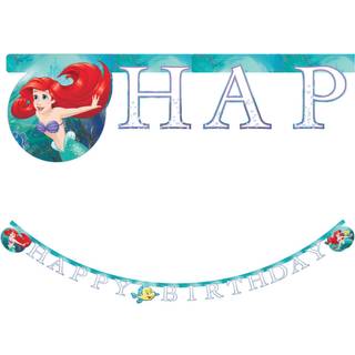 Ariel Happy Birthday banner