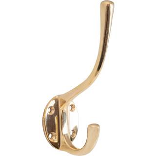 Jasa Company hattekrog, poleret messing - 125 x 40 x 71 mm