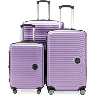MITTE - 3er Koffer-Set Hartschale Flieder matt, TSA, (55cm, 68cm & 77cm), 271 Liter