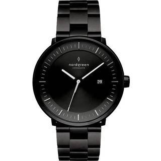 Nordgreen Philosopher PH40BL3LBLBL - Herre - 40 mm - Analog - Quartz - Mineralglas