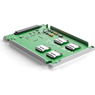 Maiwo KT037B2 Ekstern kabinet med understøttelse af 4x Micro SD til SATA med RAID0