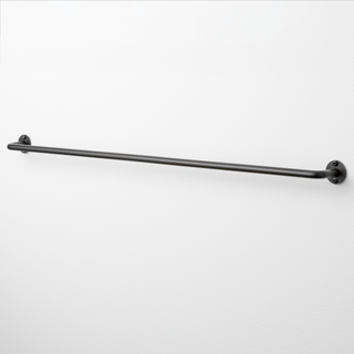 60 cm. håndklædestang, sort