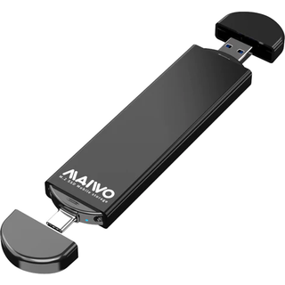 Maiwo K1683P2 Ekstern kabinet M.2 NVMe og SATA SSD til USB og USB A C 10 Gbps B Key og Key B & M UASP 2280 2260 2242 2230 aluminimu