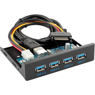 NÖRDIC 3,5" Floppy frontpanel 4xUSB3.0 5Gbps 20pin stik
