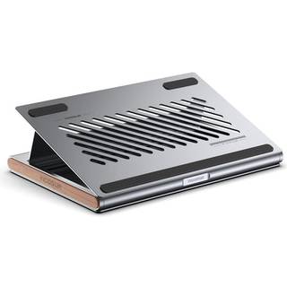 NÖRDIC bærbart stativ til bærbar computer med hub 2xUSB-A 3.1 2xUSB-C