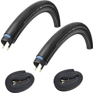 2 dæk + 2 slanger Schwalbe One Plus 700x25C foldedæk