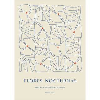 Paper Collective Flores Nocturnas 01 plakat 50x70 cm