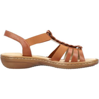 Rieker Damesandal Brun 60809-24 - 38
